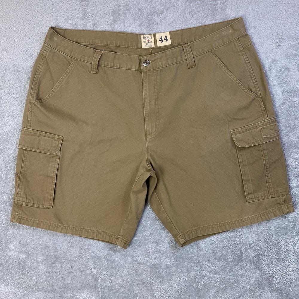 Red Head Shorts Men Cargo Brown Sz 44 Ripstop 100% Cotton Utility Hiking Outdoor
